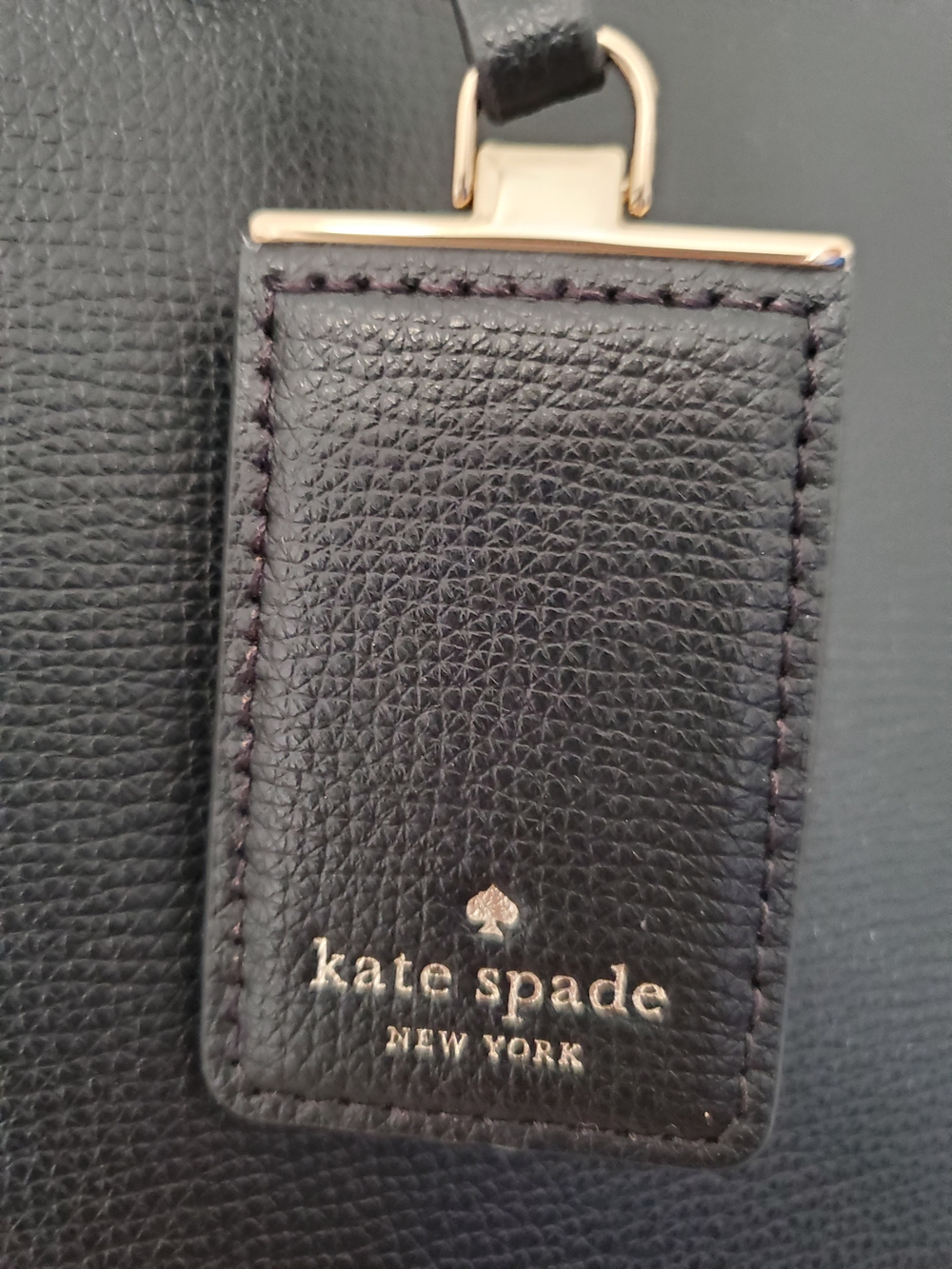 Kate Spade Black POPPY Leather Tote - Picture 3 of 13